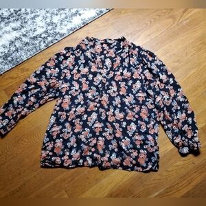 Lucky Brand Floral Print on Black